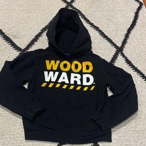 Woodward Camp YS Black stacked logo pullover Hoodie